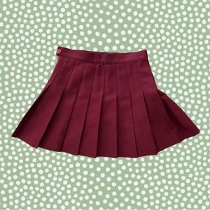 American Apparel Pleated Tennis Skirt, Sz S